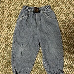 Kids Striped Blue Pants